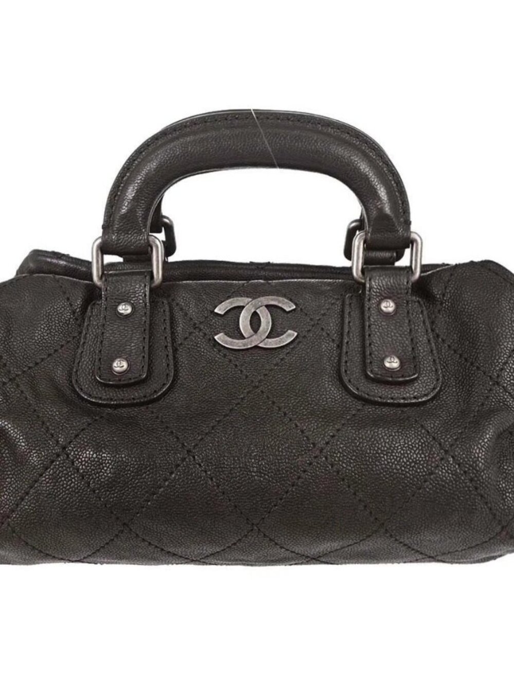 Chanel Brown Calfskin Handbag 198308